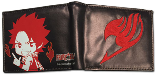 Fairy Tail - Sd Natsu & Logo Bi-Fold Wallet, an officially licensed product in our Fairy Tail Wallet & Coin Purse department.