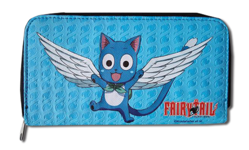 Fairy Tail - Happy Jrs. Zip Wallet, an officially licensed product in our Fairy Tail Wallet & Coin Purse department.