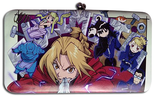 Fullmetal Alchemist - Group Hinge Wallet, an officially licensed product in our Fullmetal Alchemist Wallet & Coin Purse department.