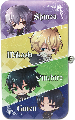 Seraph Of The End - Group Hinge Wallet, an officially licensed product in our Seraph Of The End Wallet & Coin Purse department.