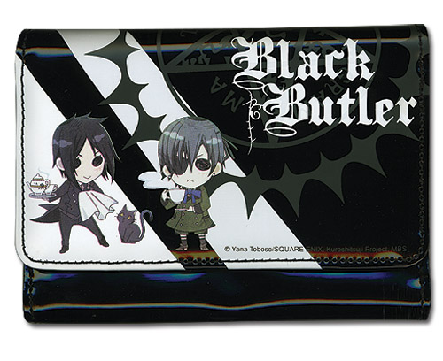 Black Butler Ciel & Sebastian Girl Wallet, an officially licensed product in our Black Butler Wallet & Coin Purse department.