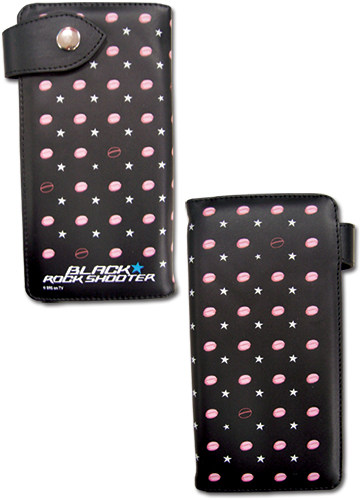 Black Rosck Shooter Macaron Pattern Girl Wallet, an officially licensed Everything Else product at B.A. Toys.