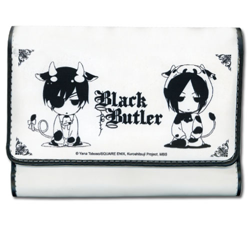 Black Butler - Ciel & Sebastian Cow Sd Girl Wallet, an officially licensed product in our Black Butler Wallet & Coin Purse department.