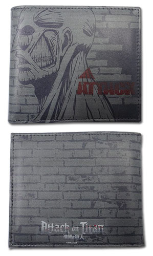 Attack On Titan - Titan's Weakiness Wallet, an officially licensed product in our Attack On Titan Wallet & Coin Purse department.