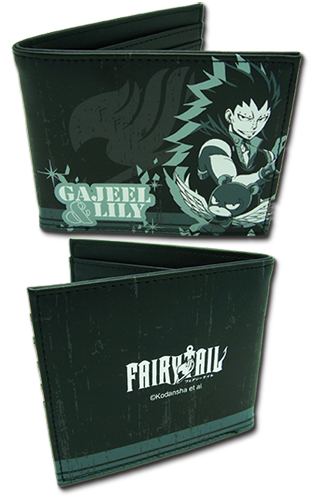 Fairy Tail - Gajeel & Lily Boy Wallet, an officially licensed product in our Fairy Tail Wallet & Coin Purse department.