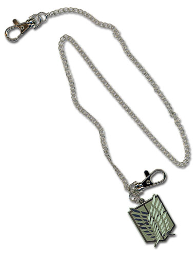 Attack On Titan Scout Regiment Emblem Wallet Chain, an officially licensed product in our Attack On Titan Wallet & Coin Purse department.