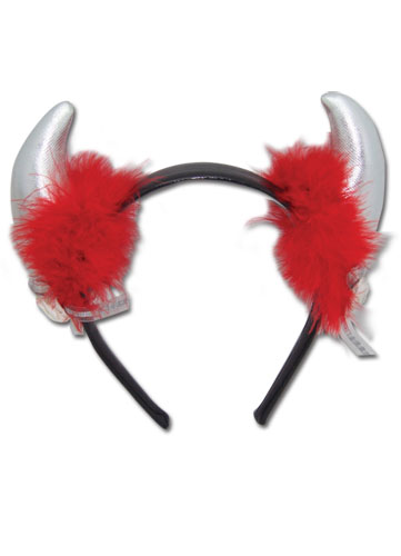Devil Horn Headband- Devil Silver Headband, an officially licensed product in our Devil Horn Headband department.