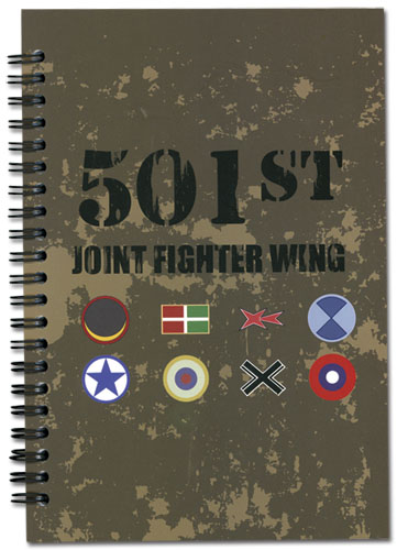 Strike Witches Flags Notebook, an officially licensed product in our Strike Witches Stationery department.