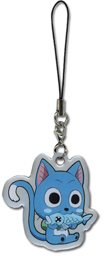 Fairy Tail Happy Cellphone Charm, an officially licensed product in our Fairy Tail Costumes & Accessories department.