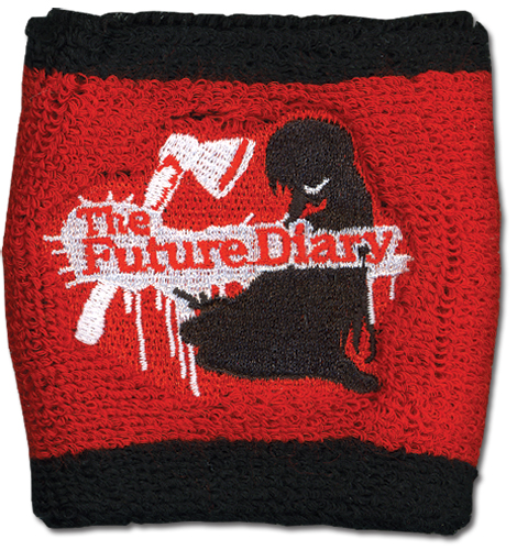 Future Diary - Yuno Red Wrsitband, an officially licensed product in our Future Diary Wristbands department.