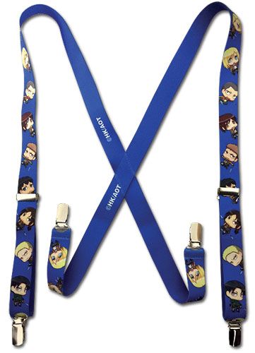 Attack On Titan - Sd Group Suspenders, an officially licensed Attack On Titan product at B.A. Toys.