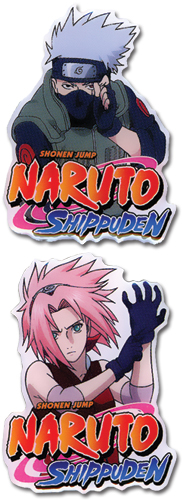 Naruto Shippuden Kakshi & Sakura Pin Set, an officially licensed product in our Naruto Shippuden Pins & Badges department.