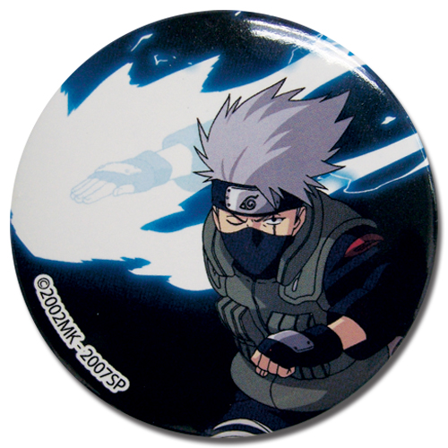 Naruto Shippuden Kakashi Button, an officially licensed product in our Naruto Shippuden Buttons department.