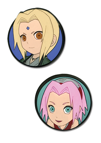 Naruto Shippuden Sd Sakura & Tsunade Pvc Pin Set, an officially licensed product in our Naruto Shippuden Pins & Badges department.