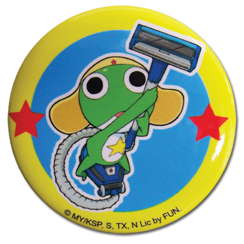 Sergeant Frog Keroro Button, an officially licensed product in our Sergeant Frog Buttons department.