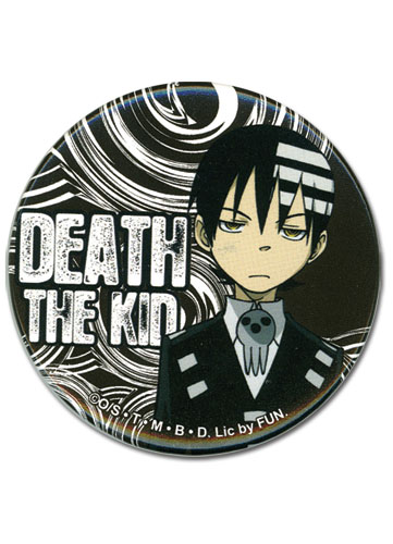 Soul Eater Death The Kid Button, an officially licensed product in our Soul Eater Buttons department.