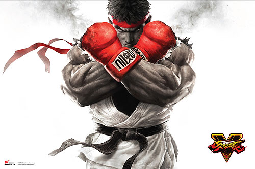 Street Fighter V - Ryu Key Art Paper Poster, an officially licensed product in our Street Fighter Posters department.