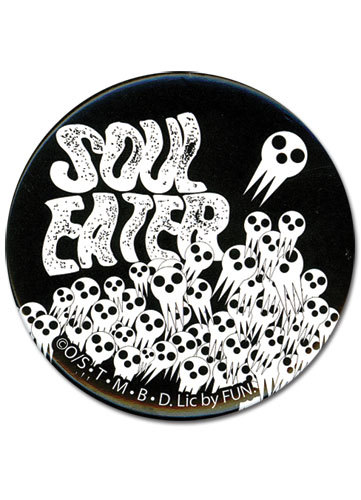 Soul Eater Skull Button, an officially licensed product in our Soul Eater Buttons department.