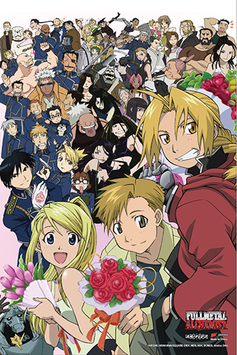 Fullmetal Alchemist - Group Paper Poster, an officially licensed product in our Fullmetal Alchemist Posters department.