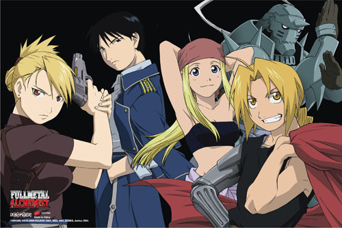 Fullmetal Alchemist - Group 2 Paper Poster, an officially licensed product in our Fullmetal Alchemist Posters department.