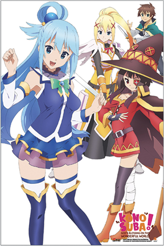 Konosuba - Key Visual 2 Paper Poster, an officially licensed product in our Konosuba Posters department.