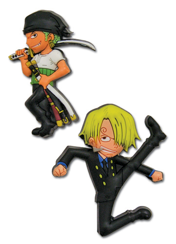 One Piece Zoro & Sanji Pin Set, an officially licensed product in our One Piece Pins & Badges department.
