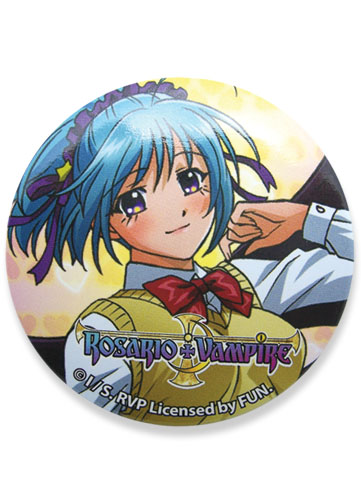 Rosario Vampire Kurumu Button, an officially licensed product in our Rosario Vampire Buttons department.