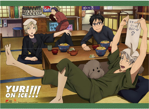 Yuri On Ice!!! - Japanese Restaurant Fabric Poster, an officially licensed product in our Yuri!!! On Ice Posters department.