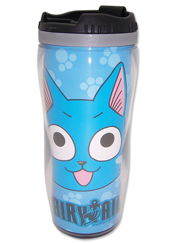 Fairy Tail Happy Tumbler, an officially licensed product in our Fairy Tail Mugs & Tumblers department.