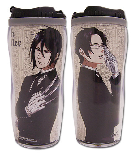 Black Butler 2 Sebastian & Claude Tumbler, an officially licensed product in our Black Butler Mugs & Tumblers department.