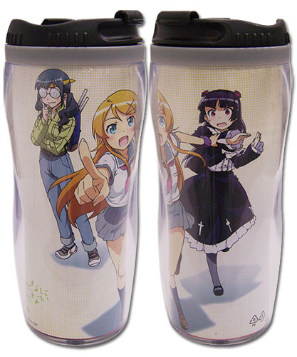 Oreimo Kirino, Runi, Saori Tumbler, an officially licensed product in our Oreimo Mugs & Tumblers department.