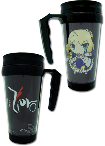 Fate/Zero Saber Tumbler With Handle, an officially licensed product in our Fate/Zero Mugs & Tumblers department.