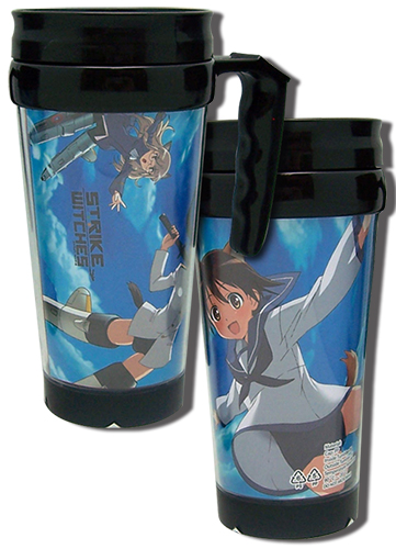 Strike Witches - Flying Tumbler With Handle, an officially licensed product in our Strike Witches Mugs & Tumblers department.