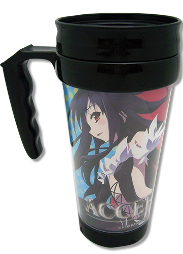 Accel World Group Tumbler With Handle, an officially licensed product in our Accel World Mugs & Tumblers department.