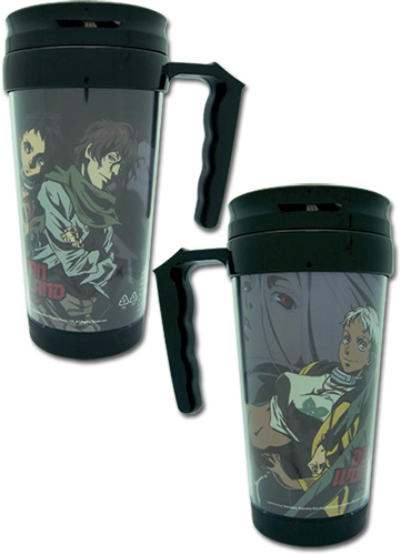 Deadman Wonderland Group Tumbler With Handle, an officially licensed product in our Deadman Wonderland Mugs & Tumblers department.