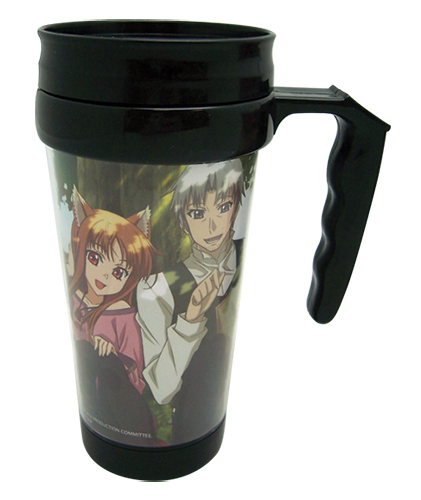 Spice And Wolf Holo Tumbler With Handle, an officially licensed product in our Spice & Wolf Mugs & Tumblers department.