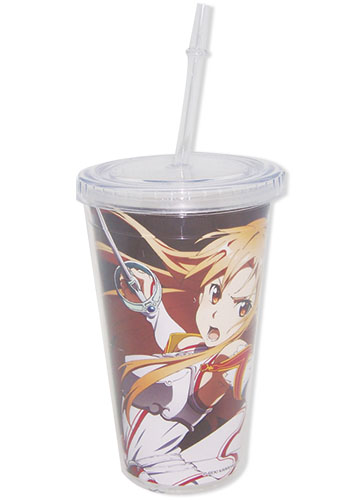 Sword Art Online Asuna Tumbler With Lid, an officially licensed product in our Sword Art Online Mugs & Tumblers department.