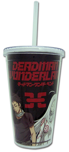 Deadman Wonderland Tumbler With Lid, an officially licensed product in our Deadman Wonderland Mugs & Tumblers department.