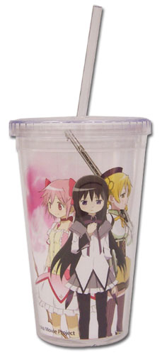 Madoka Magica Movie Homura & Mami Tumbler With Lid, an officially licensed product in our Madoka Magica Mugs & Tumblers department.