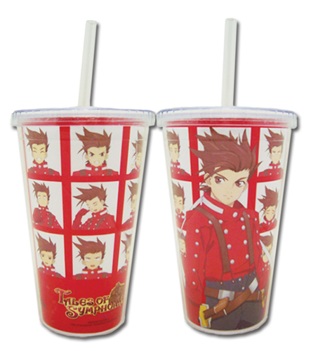 Tales Of Symphonia - Lloyd's Tumbler With Lid, an officially licensed product in our Tales Of Symphonia Mugs & Tumblers department.