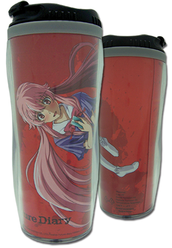 Future Diary - Yuno With Knife Tumbler, an officially licensed product in our Future Diary Mugs & Tumblers department.