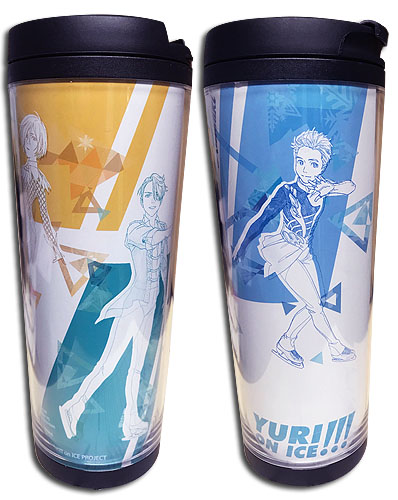 Yuri On Ice!!! - 3 Colors Sketch Tumbler, an officially licensed product in our Yuri!!! On Ice Mugs & Tumblers department.
