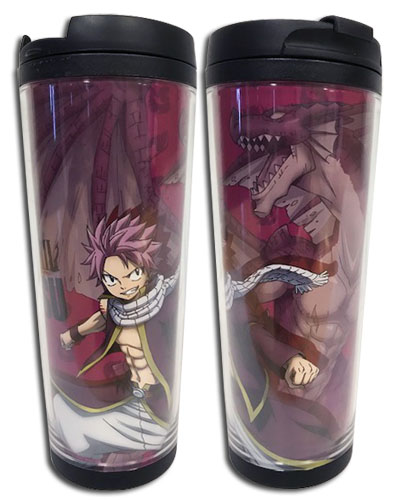 Fairy Tail - S8 Natsu & Dragon Tumbler, an officially licensed product in our Fairy Tail Mugs & Tumblers department.