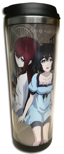 Steins;Gate - Makise & Mayori Tumbler, an officially licensed product in our Stein;S Gate Mugs & Tumblers department.