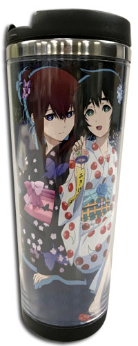 Stein;S Gate - Summer Festival Tumbler, an officially licensed product in our Stein;S Gate Mugs & Tumblers department.