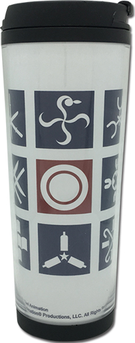 One Piece - Straw Hat Crew Symbols Tumbler, an officially licensed product in our One Piece Mugs & Tumblers department.