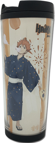 Haikyu!! - Hinata Yukata Tumbler, an officially licensed product in our Haikyu!! Mugs & Tumblers department.