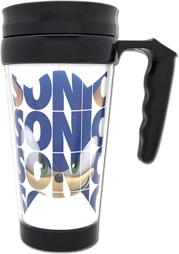 Sonic The Hedgehog - Cgi Sonic Tumbler With Handle, an officially licensed product in our Sonic Mugs & Tumblers department.