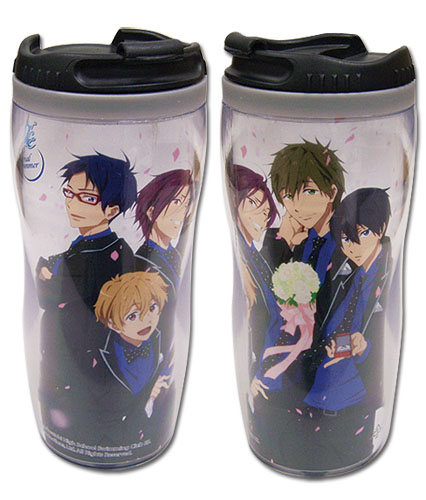 Free! - Group Formal Tumbler, an officially licensed product in our Free! Mugs & Tumblers department.