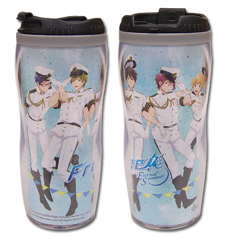 Free! - Group Navy Tumbler, an officially licensed product in our Free! Mugs & Tumblers department.